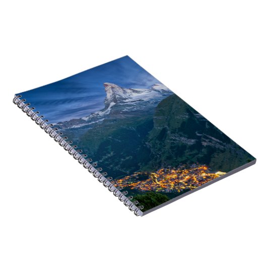 Bergen | De Matterhorn, Zermatt, Zwitserse Alpen Notitieboek (Rechterzijde)