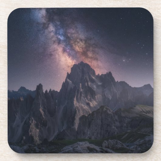 Bergen | Dolomites Mountains, Italië Bier Onderzetter (Voorkant)