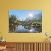 Bergen | El Capitan Yosemite Park, Californië Canvas Afdruk (Insitu (Woonkamer))