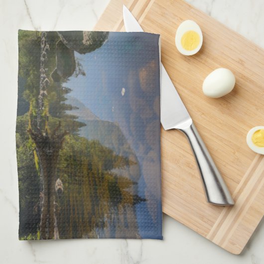 Bergen | El Capitan Yosemite Park, Californië Theedoek (Quarter Fold)