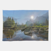 Bergen | El Capitan Yosemite Park, Californië Theedoek (Horizontaal)