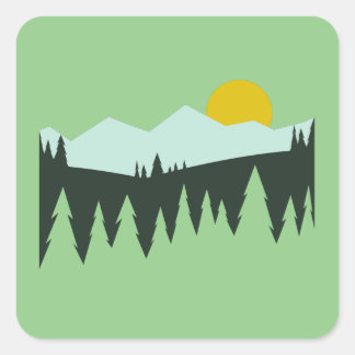 Bergen en Bomen Stickers