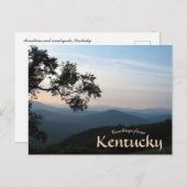 Bergen en landschap in Kentucky Briefkaart (Voorkant / Achterkant)