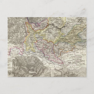 Bergen en rivieren van Harz Duitsland Briefkaart