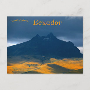 Bergen en troebelingen in Ecuador Briefkaart