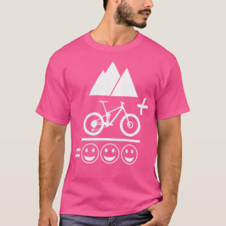 Bergen Fietsen Lover Bergen Fietsgeluk T-shirt