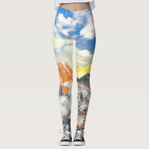 Bergen (fotomontage) 1 leggings