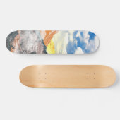 Bergen (fotomontage) 1 skateboard (Horizontaal)