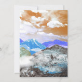 Bergen (fotomontage) 2 bedankkaart (Achterkant)