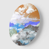 Bergen (fotomontage) 2 grote klok (Hoek)