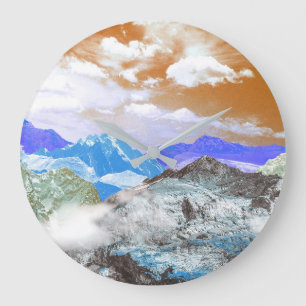 Bergen (fotomontage) 2 grote klok