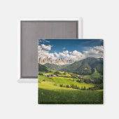 Bergen | Funes Valley, Dolomites, Italië Magneet (Voorkant / Achterkant)