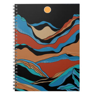 Bergen Geometrisch  Notitieboek