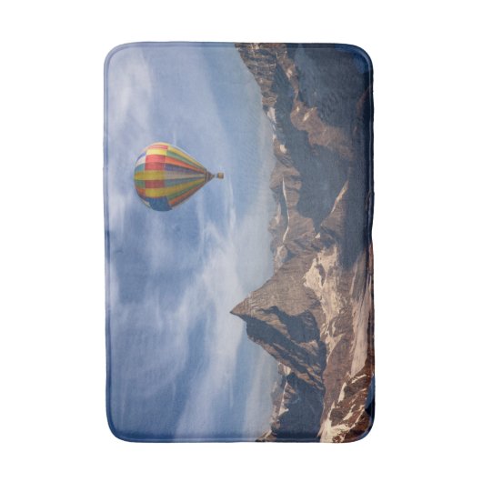 Bergen | Heet Air Ballon Matterhorn Swiss Alps Badmat (Voorkant Verticaal)