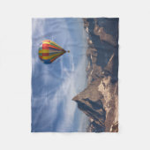 Bergen | Heet Air Ballon Matterhorn Swiss Alps Fleece Deken (Voorkant)