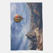 Bergen | Heet Air Ballon Matterhorn Swiss Alps Theedoek (Verticaal)