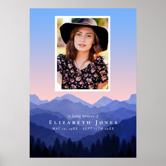 Bergen Herdenkingsviering van het Leven Poster (Voorkant)