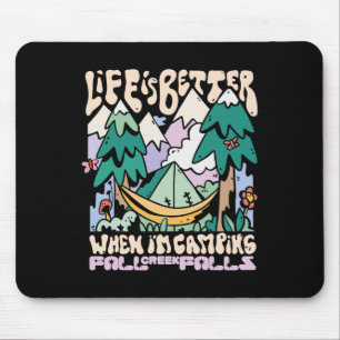 Bergen Herfst Creek Herfsten Tennessee Camping Wil Muismat