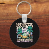 Bergen Herfst Creek Herfsten Tennessee Camping Wil Sleutelhanger (Voorkant)