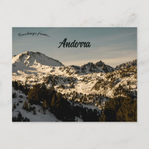 Bergen in Andorra Briefkaart