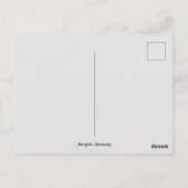 Bergen in Evening Sunlight, Noorwegen, Briefkaart (Achterkant)