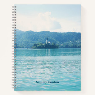 Bergen in Lake Bled Landscape Photo Gepersonalisee Notitieboek