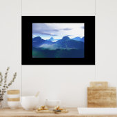 Bergen in vrede poster (Keuken)