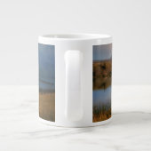 Bergen | Jacques Mountain Range Alberta Canada Extra Grote Beker (Achterkant)