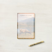 Bergen | Jacques Mountain Range Alberta Canada Post-it® Notes (Op bureau)