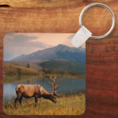 Bergen | Jacques Mountain Range Alberta Canada Sleutelhanger (Achterkant)