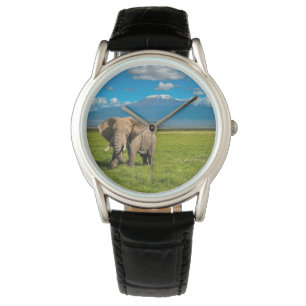 Bergen   Kilimanjaro Tanzania, Afrika Horloge