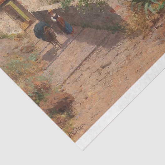 Bergen Landschap Natuur Decoupage Tissuepapier (Detail)