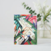 Bergen (landschap) van Franz Marc,  kunst (Staand voorkant)