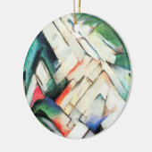 Bergen (landschap) van Franz Marc,  kunst Keramisch Ornament (Links)