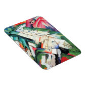 Bergen (landschap) van Franz Marc,  kunst Magneet (Rechterzijde)