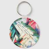 Bergen (landschap) van Franz Marc, kunst Sleutelhanger (Voorkant)