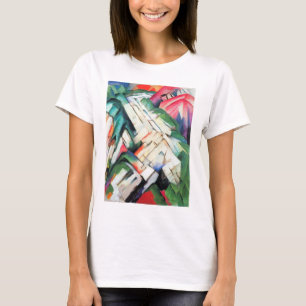 Bergen (landschap) van Franz Marc, kunst T-shirt