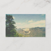 Bergen Landschap visitekaartje sjabloon (Voorkant)