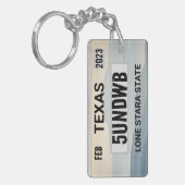 Bergen licentie bord sleutelhanger (Voorkant Links)