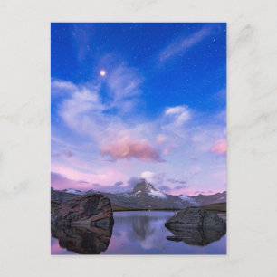 Bergen Matterhorn & Lake Stellisee Briefkaart