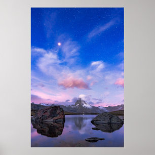 Bergen   Matterhorn & Lake Stellisee Poster