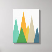 Bergen Midden eeuw Modern verpakt Canvas Print (Voorkant)