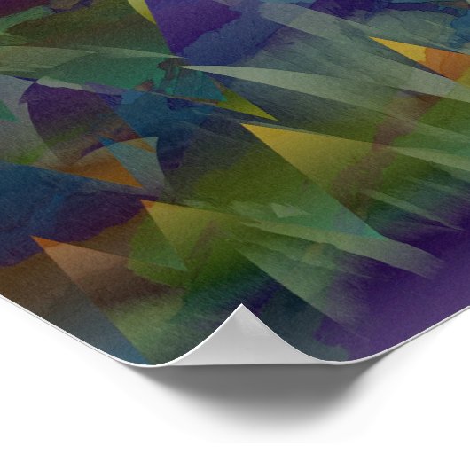 bergen midden midden midden midden midden moderne poster (Hoek)