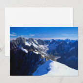 Bergen | Mont Blanc, Europese Alpen Bedankkaart (Voorkant / Achterkant)