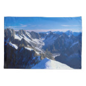 Bergen | Mont Blanc, Europese Alpen Kussensloop (Achterkant)