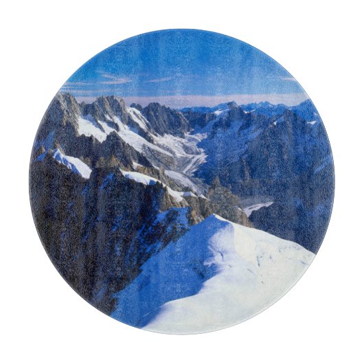 Bergen | Mont Blanc, Europese Alpen Snijplank (Voorkant)