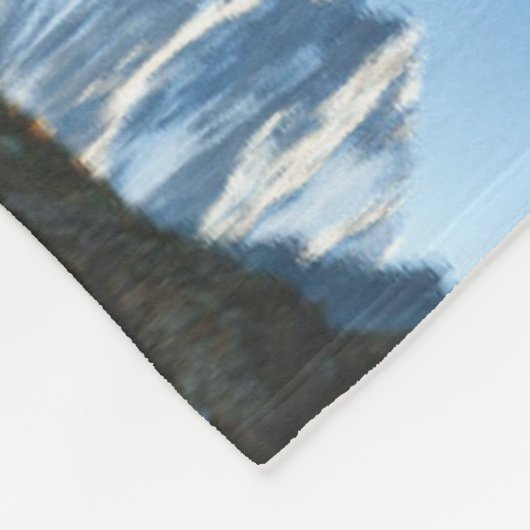 Bergen | Mont Blanc Massif, Frankrijk Fleece Deken (Hoek)