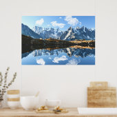Bergen | Mont Blanc Massif, Frankrijk Poster (Keuken)