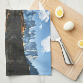 Bergen | Mont Blanc Massif, Frankrijk Theedoek (Quarter Fold)