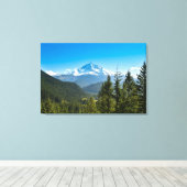 Bergen | Mt. Hood Oregon Canvas Afdruk (Insitu (Houten vloer))